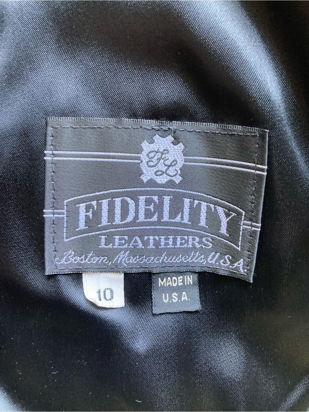 Vintage Fidelity Leathers Fringe Leather Moto Jacket Cropped USA Women’s 10 - Picture 7 of 15